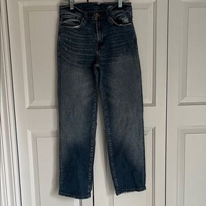Kensie Dark Blue Straight Jeans